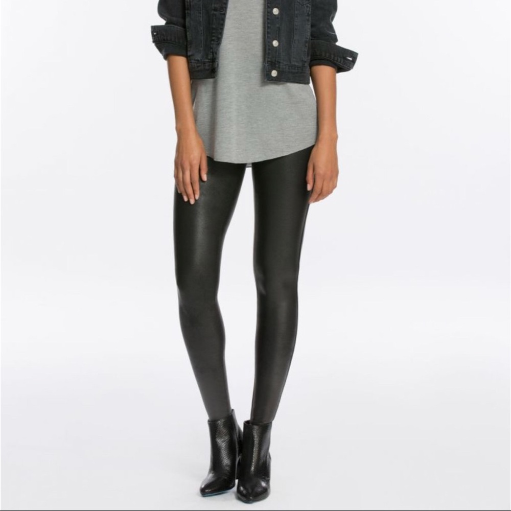 Spanx Faux Leather Leggings